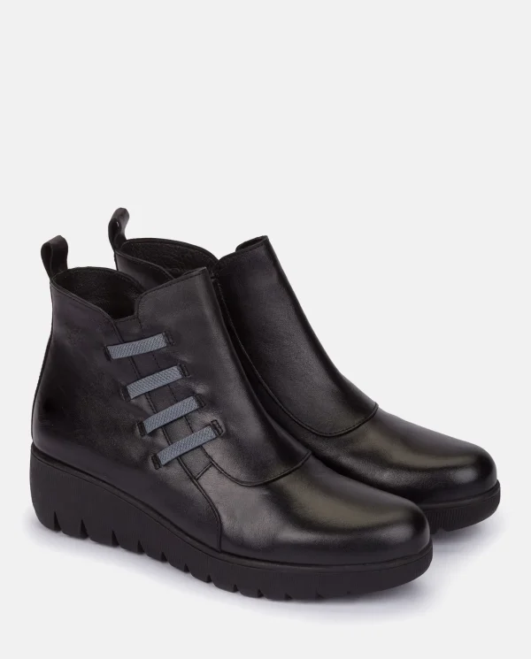 Yokono Flat Bootie ATENAS-033 Black Outlet