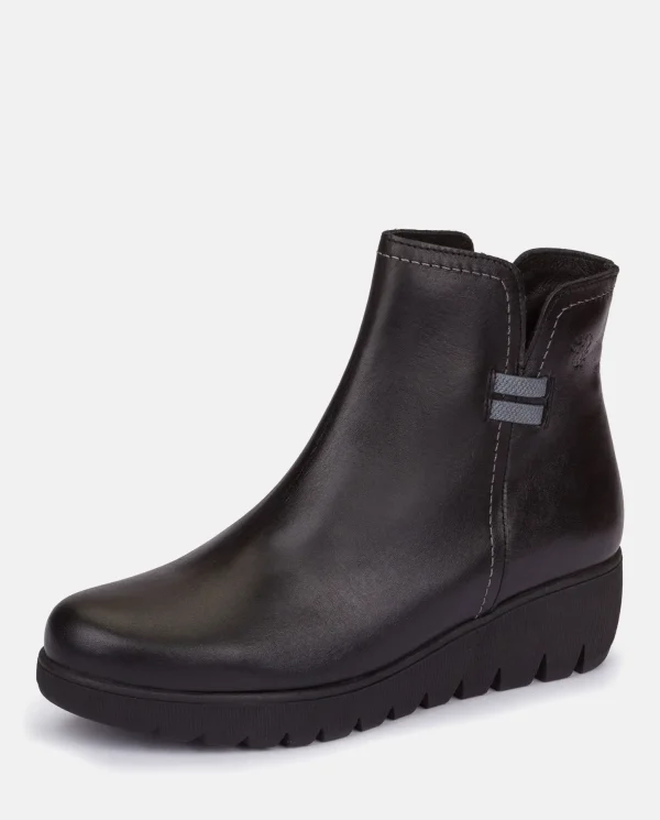 Yokono Flat Bootie ATENAS-032 Black Sale