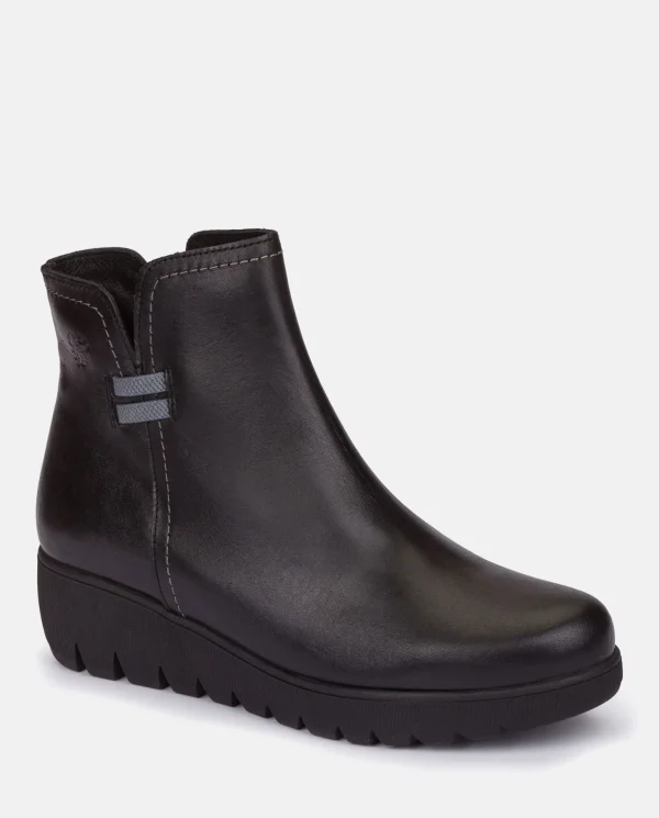 Yokono Flat Bootie ATENAS-032 Black Sale