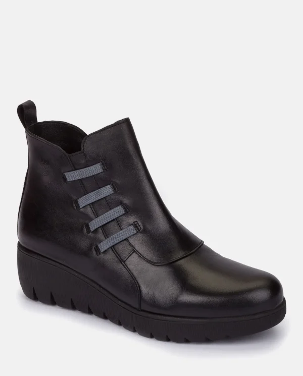 Yokono Flat Bootie ATENAS-033 Black Outlet