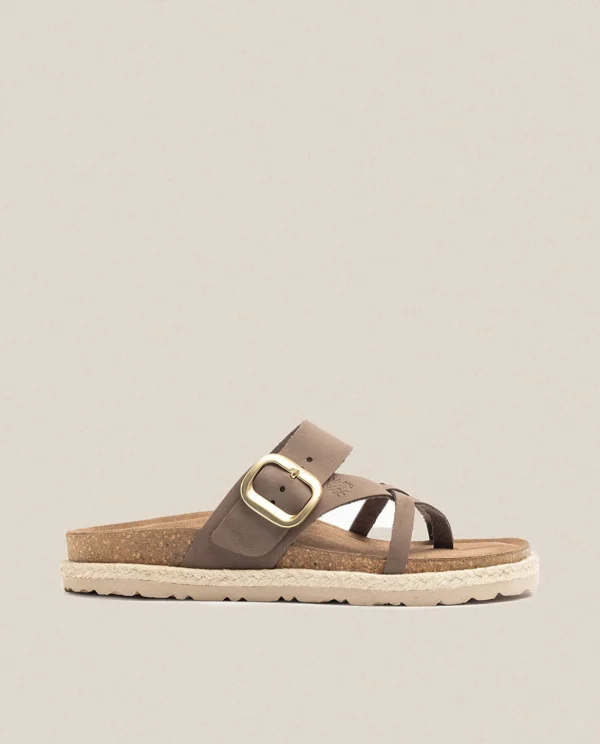 Yokono Flat Sandal Arena 003 Brown Online