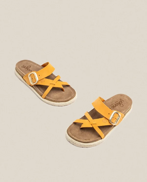 Yokono Flat Sandal Arena 003 Orange Hot