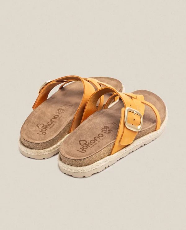Yokono Flat Sandal Arena 003 Orange Hot