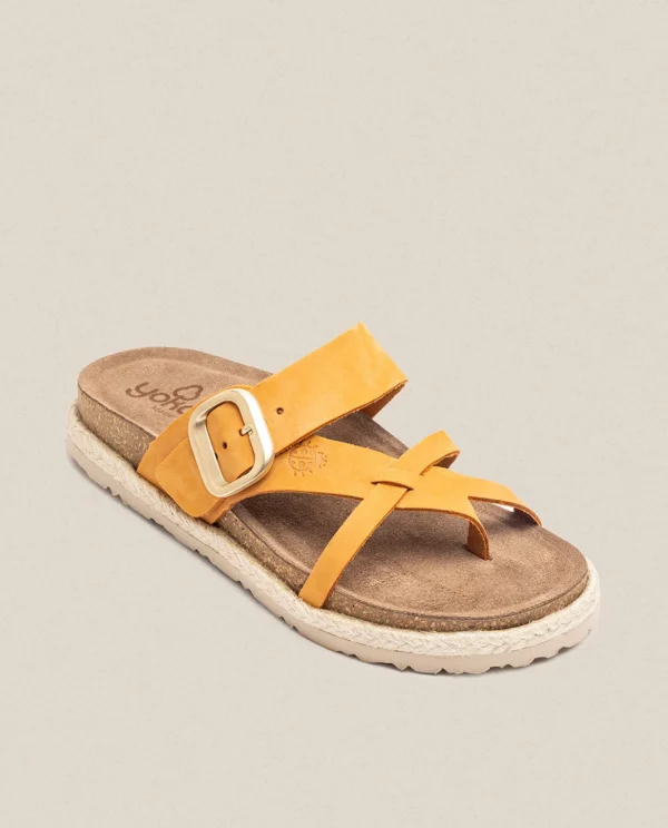 Yokono Flat Sandal Arena 003 Orange Hot