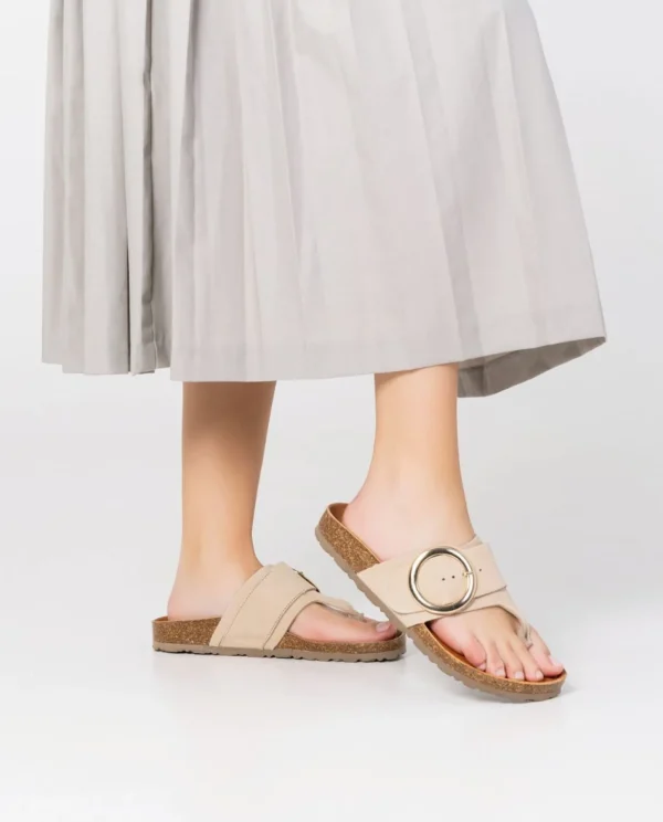 Yokono Flat Sandal GRANADA-704 Beige Best