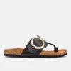 Yokono Flat Sandal GRANADA-704 Black Cheap