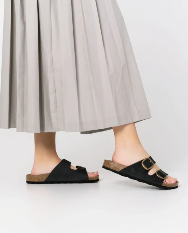 Yokono Flat Sandal GRANADA-700 Black Clearance