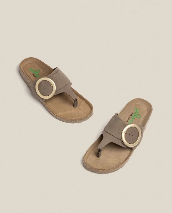 Yokono Flat Sandal GRANADA-704 Brown Fashion