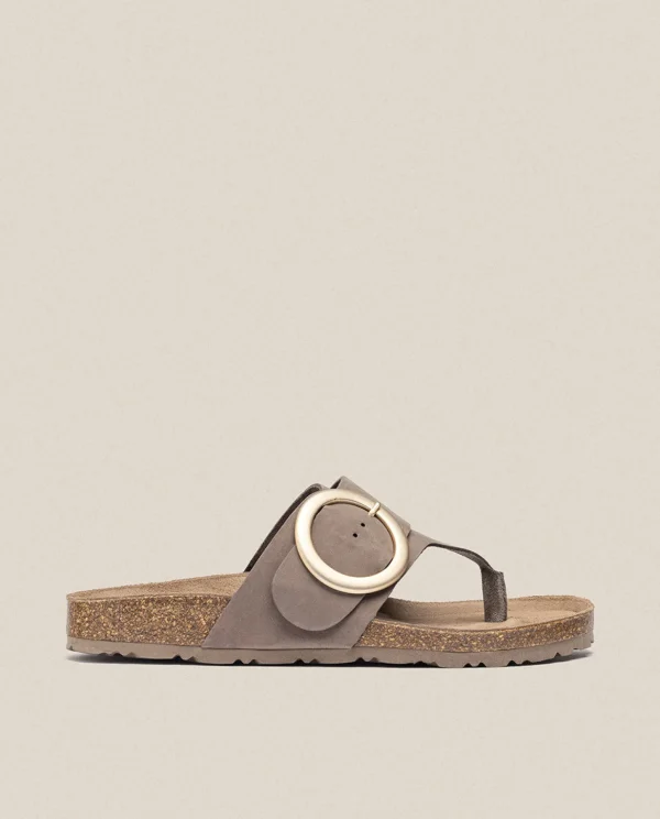 Yokono Flat Sandal GRANADA-704 Brown Fashion
