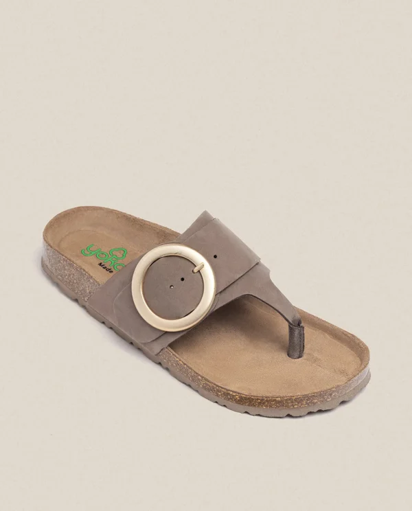 Yokono Flat Sandal GRANADA-704 Brown Fashion