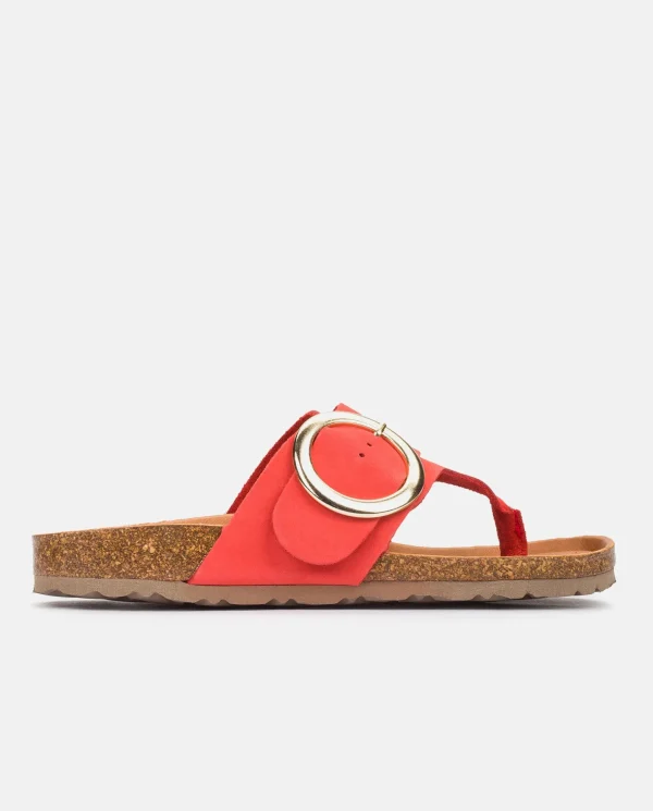 Yokono Flat Sandal GRANADA-704 Coral Shop