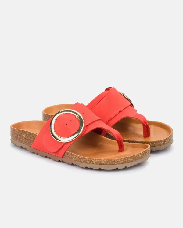 Yokono Flat Sandal GRANADA-704 Coral Shop