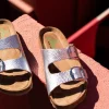Yokono Flat Sandal GRANADA-700 Silver Hot