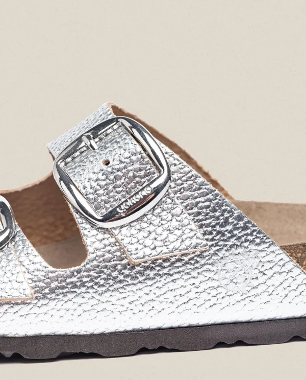 Yokono Flat Sandal GRANADA-700 Silver Hot