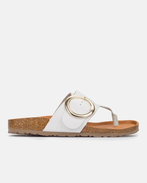 Yokono Flat Sandal GRANADA-704 White New