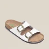 Yokono Flat Sandal GRANADA-700 White Discount