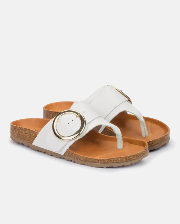 Yokono Flat Sandal GRANADA-704 White New