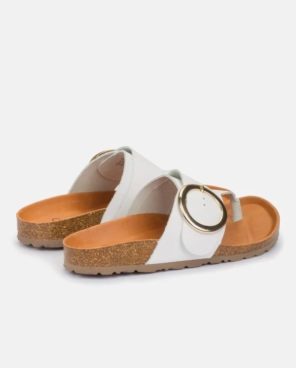 Yokono Flat Sandal GRANADA-704 White New