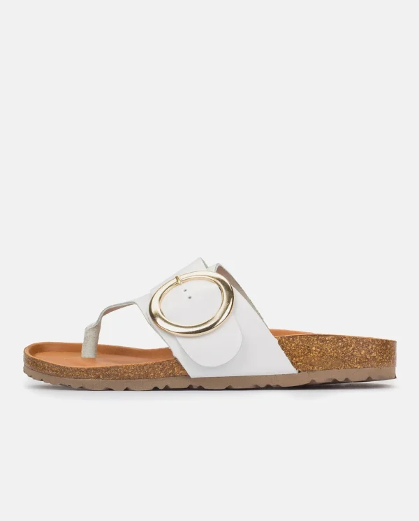 Yokono Flat Sandal GRANADA-704 White New
