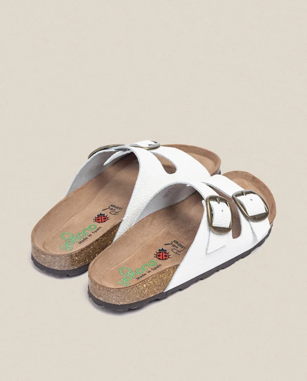 Yokono Flat Sandal GRANADA-700 White Discount