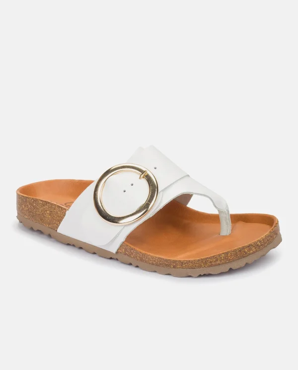 Yokono Flat Sandal GRANADA-704 White New