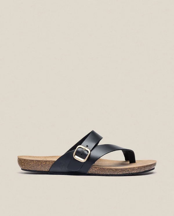 Yokono Flat Sandal Ibiza 013 Black Cheap