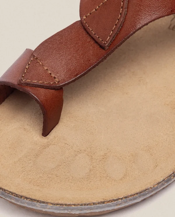 Yokono Flat Sandal IBIZA-174 Brown New