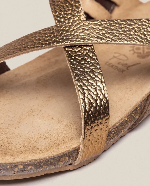 Yokono Flat Sandal IBIZA-718 Brown New