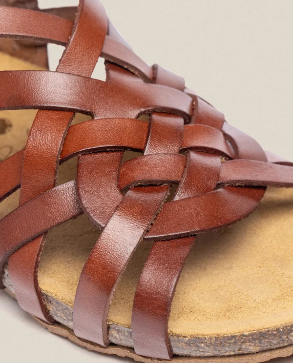 Yokono Flat Sandal IBIZA-175 Brown Best