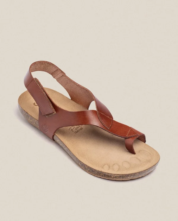 Yokono Flat Sandal IBIZA-174 Brown New