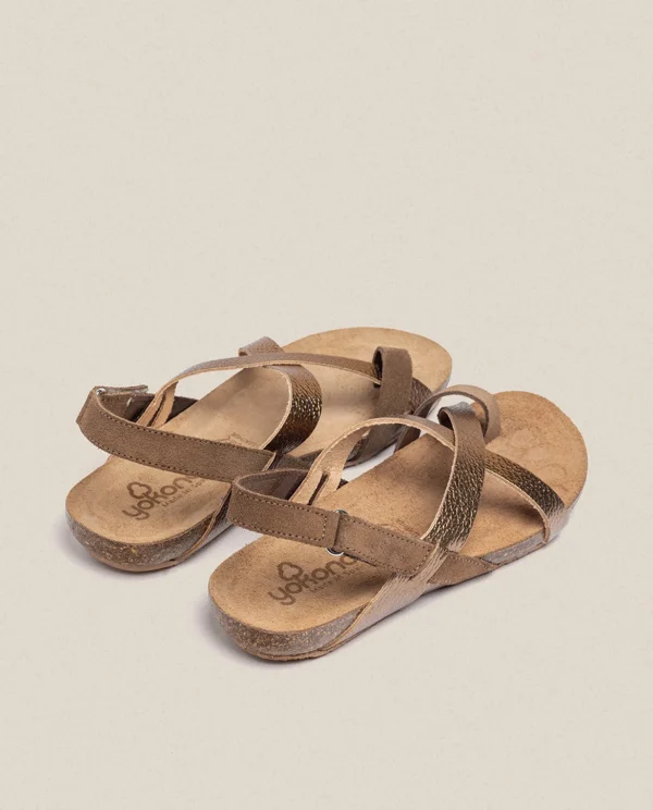 Yokono Flat Sandal IBIZA-718 Brown New