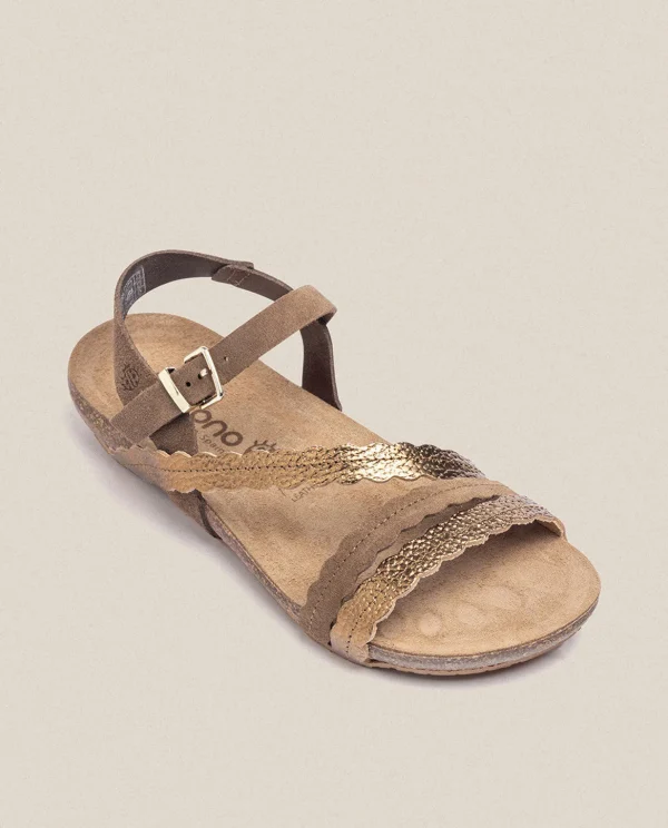Yokono Flat Sandal IBIZA-176 Brown Best