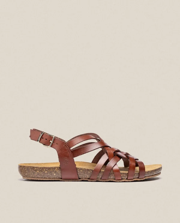 Yokono Flat Sandal IBIZA-175 Brown Best