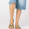 Yokono Flat Sandal IBIZA-175 Orange Cheap
