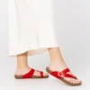 Yokono Flat Sandal IBIZA-013 Red Shop