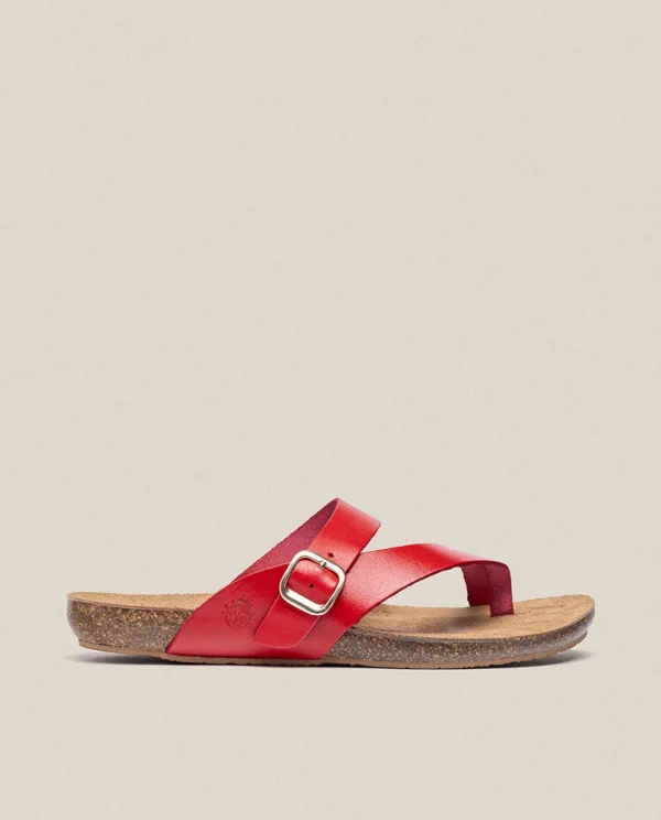 Yokono Flat Sandal IBIZA-013 Red Shop