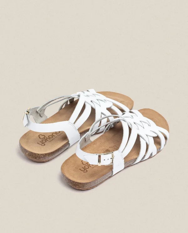 Yokono Flat Sandal IBIZA-175 White New