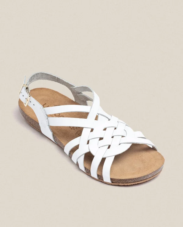 Yokono Flat Sandal IBIZA-175 White New