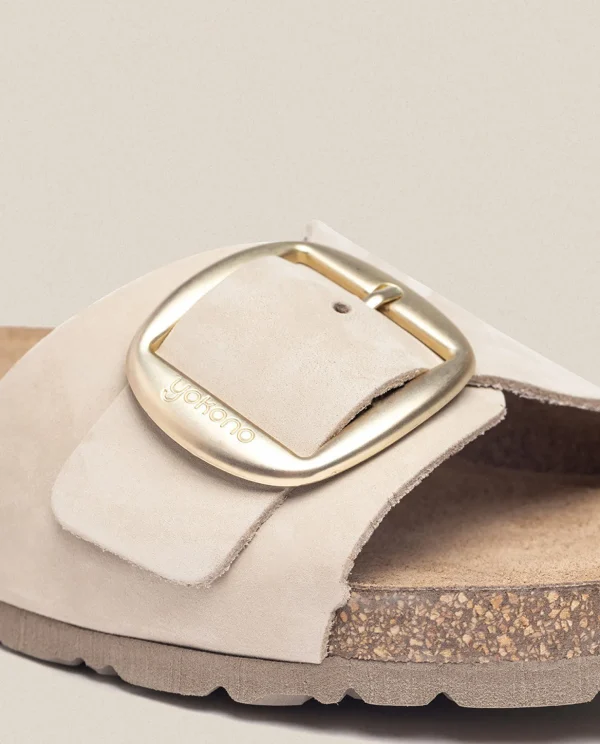 Yokono Flat Sandal JERBA-114 Beige Shop