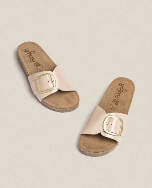 Yokono Flat Sandal JERBA-114 Beige Best Sale