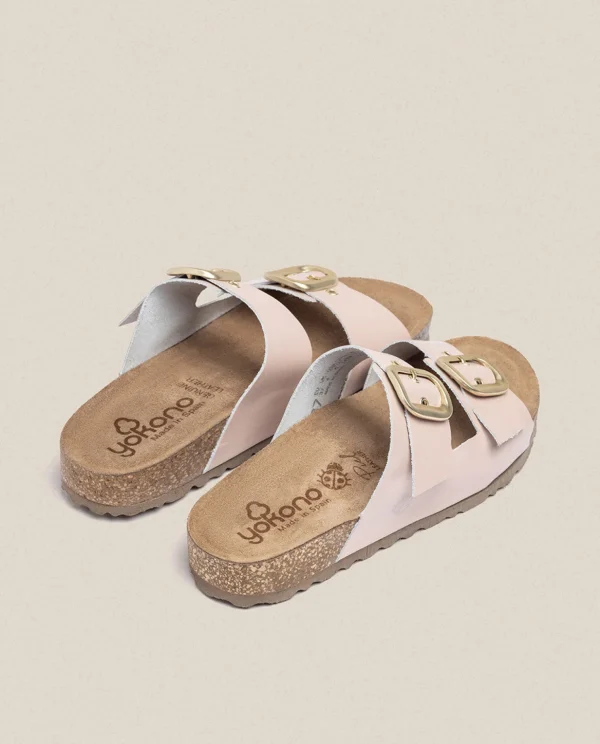 Yokono Flat Sandal JERBA-136 Beige Cheap