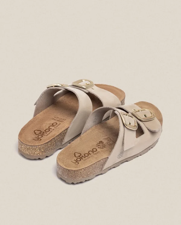 Yokono Flat Sandal JERBA-136 Beige Cheap