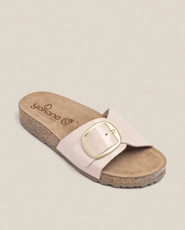 Yokono Flat Sandal JERBA-114 Beige Best Sale