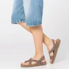 Yokono Flat Sandal JERBA-718 Brown Clearance