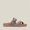 Yokono Flat Sandal JERBA-091 Brown Outlet