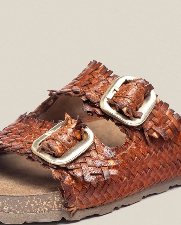 Yokono Flat Sandal JERBA-143 Brown Shop