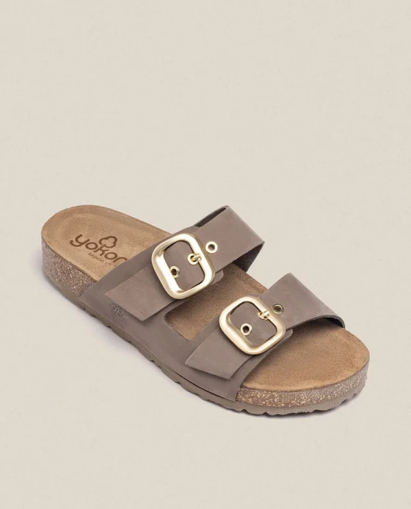 Yokono Flat Sandal JERBA-136 Brown Best Sale