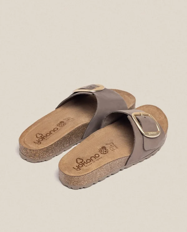 Yokono Flat Sandal JERBA-114 Brown Best Sale