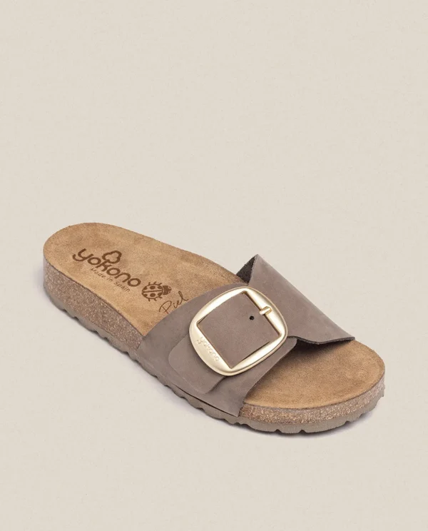 Yokono Flat Sandal JERBA-114 Brown Best Sale
