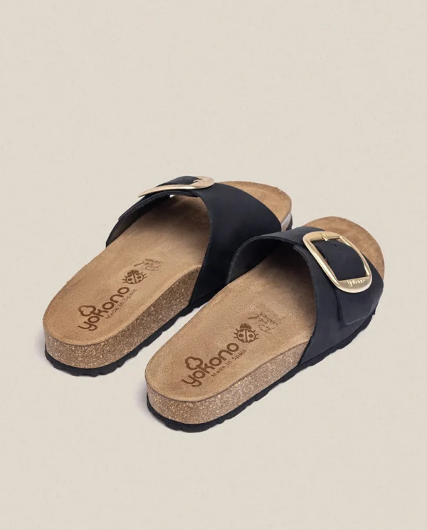 Yokono Flat Sandal JERBA-114 Noir Best